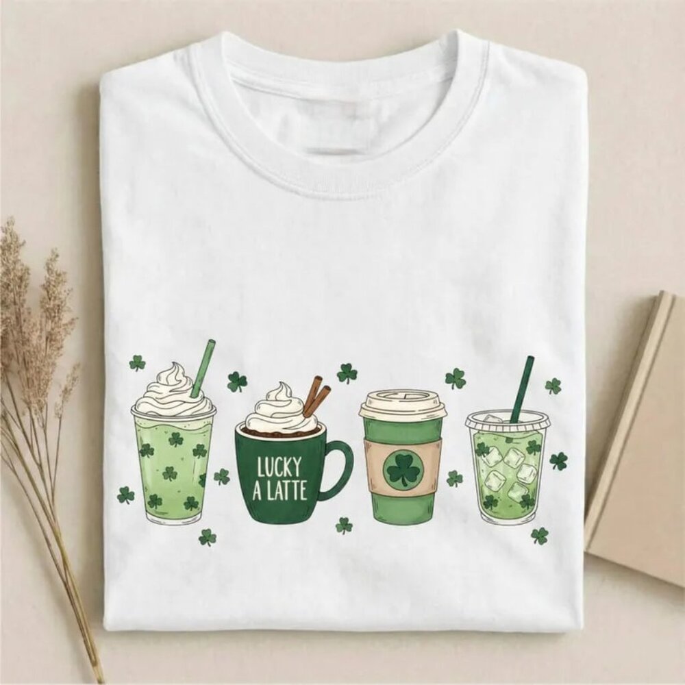 Shamrock Irish Lucky Tee, St Patricks Day Gift